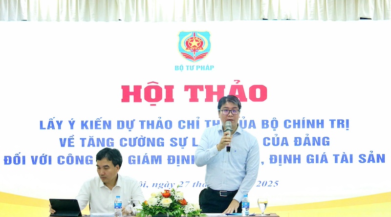 Cần tăng cường sự lãnh đạo của Đảng đối với công tác giám định tư pháp, định giá tài sản